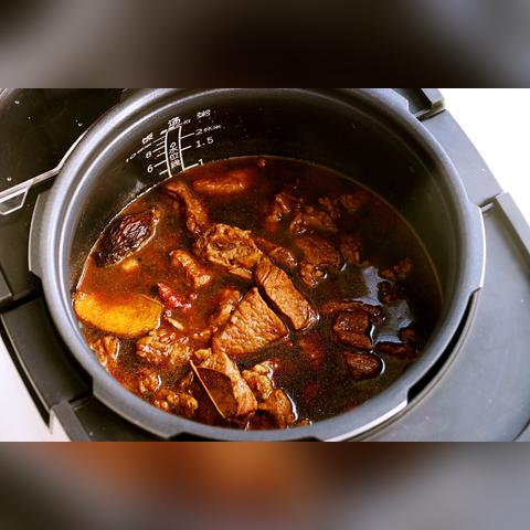 百度压力锅压牛肉，轻松解锁美味便捷烹饪法